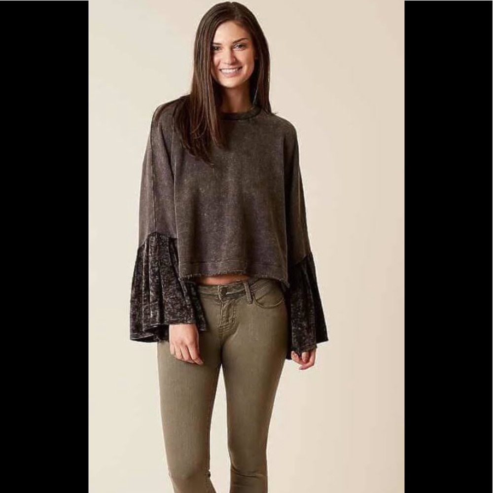 Free People Womens Sleeves Glorious Sweater